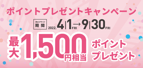 ポイントプレゼントキャンペーン