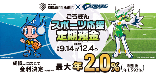 ごうぎんスポーツ応援定期預金