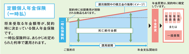 定額個人年金保険(一時払)