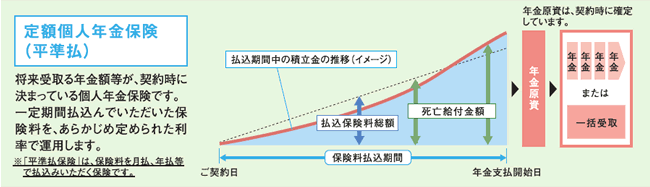 定額個人年金保険(平準払)