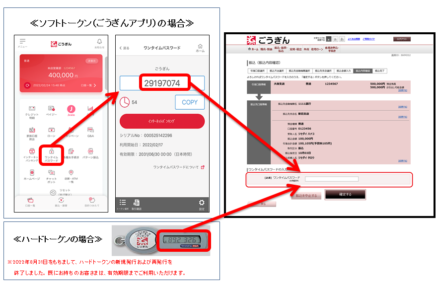 パソコンから振込を行う場合イメージ