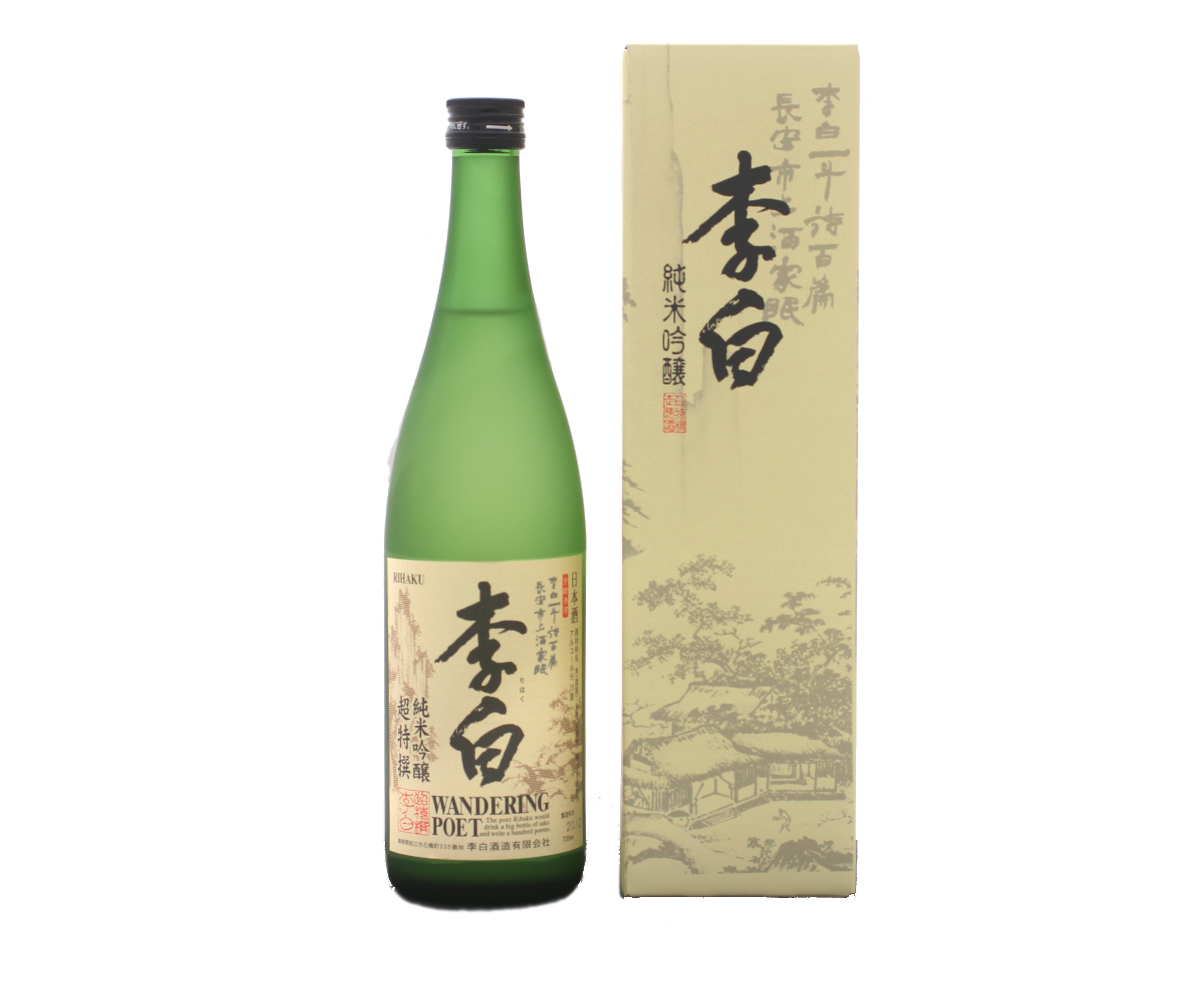 李白　純米吟醸WANDERING POET　720ml