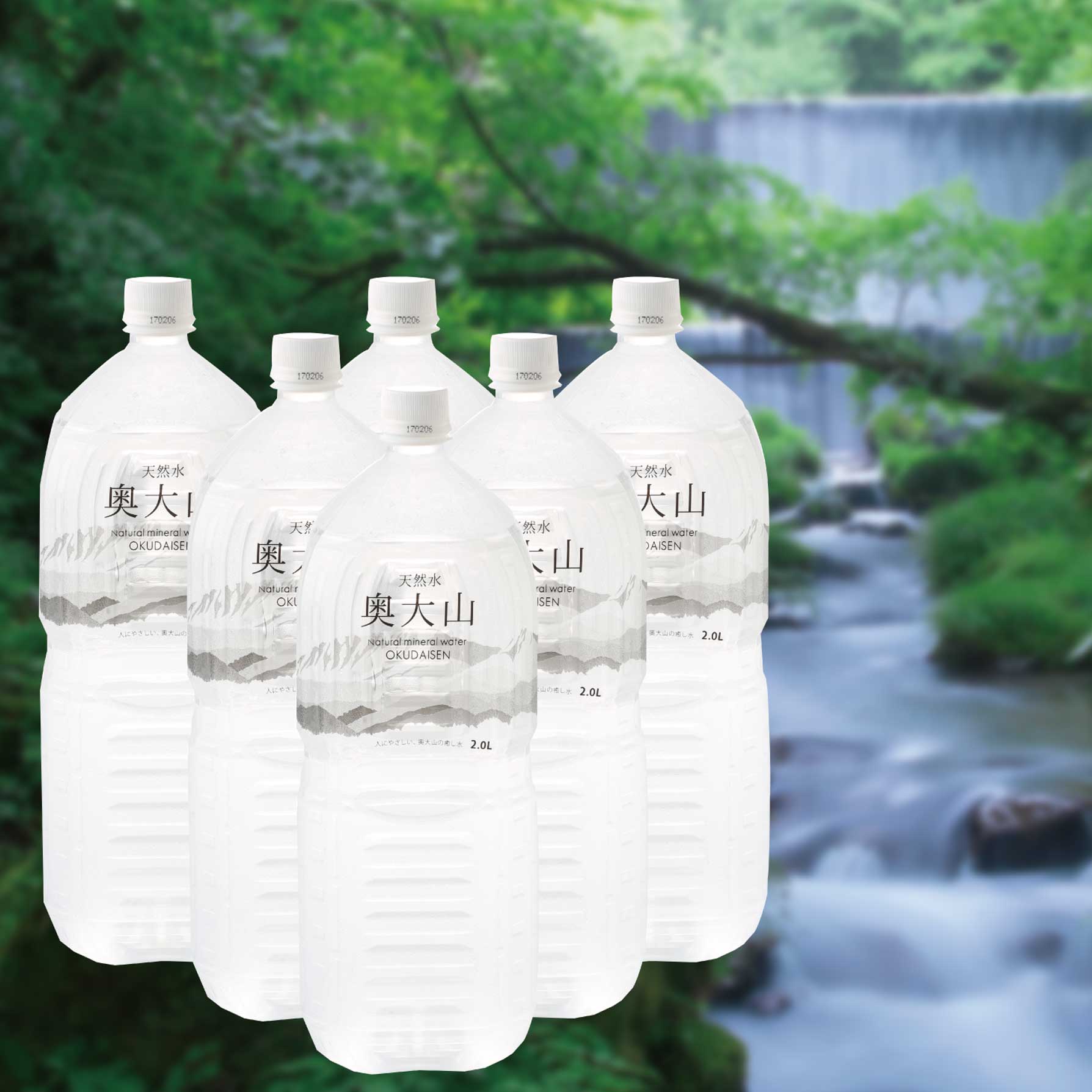 天然水奥大山２Ｌ　６本入り