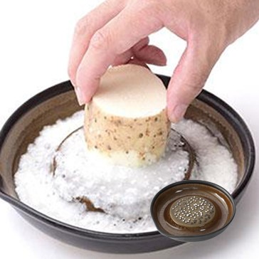 もとしげ　おろし器（大）　黒