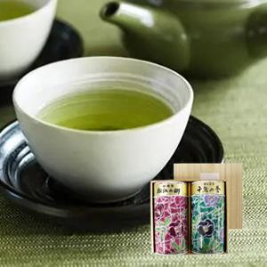 お茶の三幸園 特上煎茶2缶入りセット