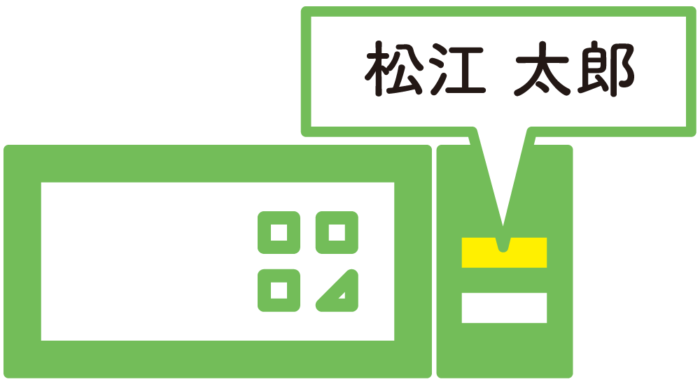 まずはおまっちぇお買物券カードを受け取り